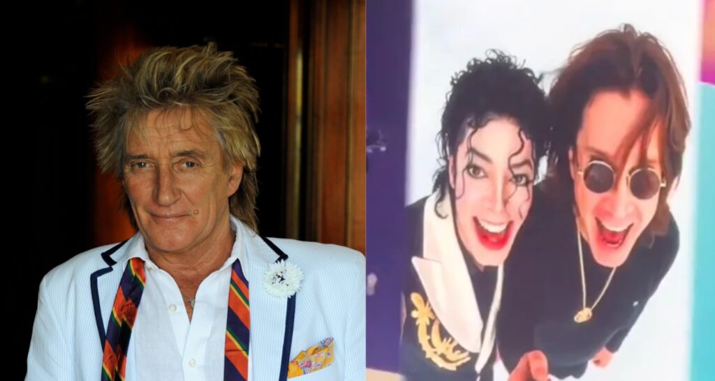rod-stewart-exibe-video-de-ia-com-ozzy-osbourne,-kurt-cobain-e-outros-artistas-tirando-selfie-no-ceu