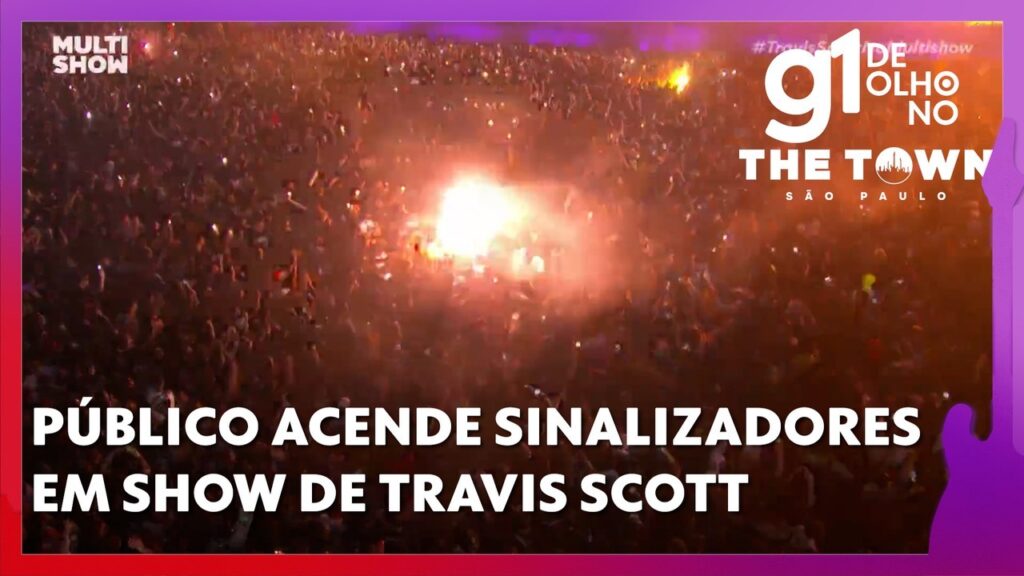 the-town:-1o-dia-de-festival-tem-jovens-euforicos,-sinalizadores-na-plateia-e-travis-scott-hipnotico
