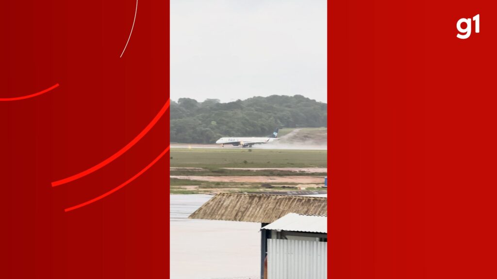 video:-aviao-colide-contra-passaros-e-faz-pouso-de-emergencia-ao-retornar-para-aeroporto-de-manaus