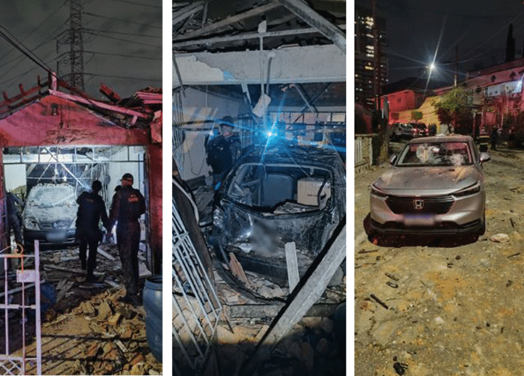 cratera-de-40-cm-de-profundidade-por-1,2-m-de-largura-se-abre-em-casa-epicentro-da-explosao-no-tatuape;-veja-imagens