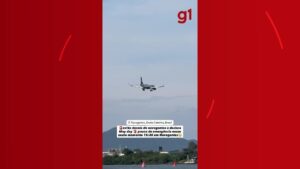 aviao-faz-pouso-de-emergencia-pouco-apos-decolar-e-pista-fica-20-minutos-bloqueada-em-aeroporto-de-sc