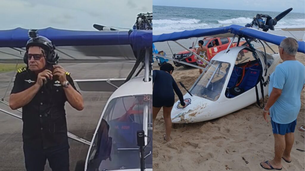 motor-de-ultraleve-para-no-ar-e-prefeito-de-barreiros-faz-pouso-forcado-em-praia-de-ipojuca:-‘usei-tudo-o-que-aprendi’