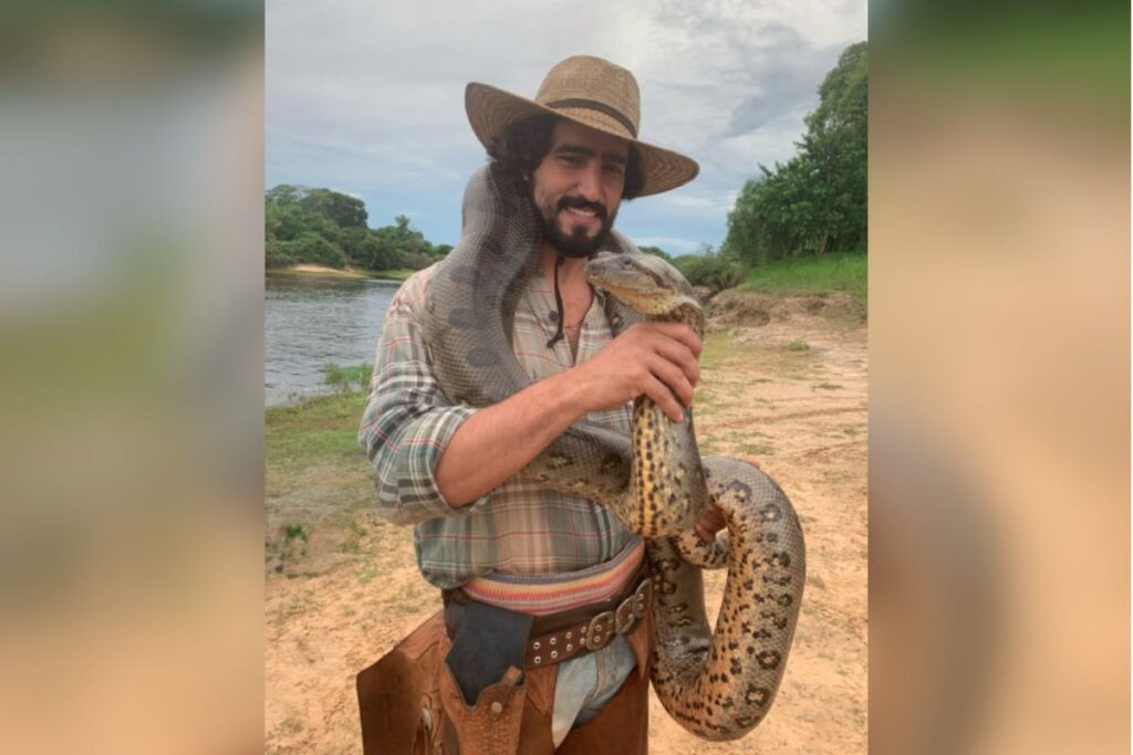 renato-goes-relembra-momento-‘enrolado’-em-sucuri-do-pantanal-apos-encontrar-cobra-dentro-de-casa-no-rj