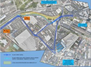 obras-de-macrodrenagem-e-implantacao-da-via-permanente-do-vlt-causam-mudanca-no-fluxo-de-veiculos-na-calcada;-entenda