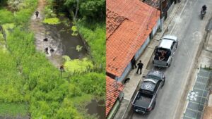 video:-suspeito-tenta-fugir-por-area-alagada-e-e-preso-em-operacao-contra-trafico-no-litoral-do-pi