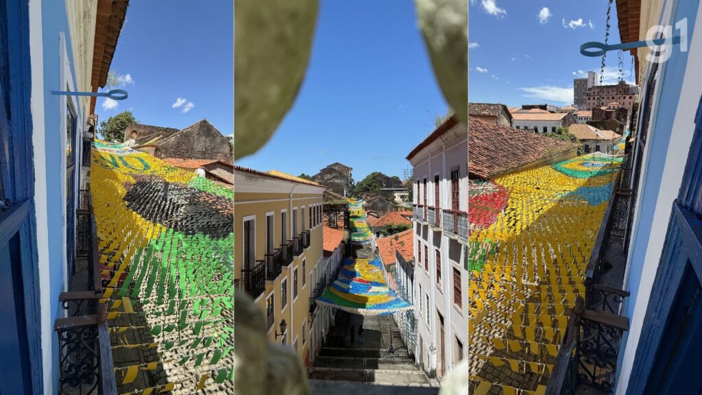 sao-joao-e-copa-do-mundo:-ruas-de-sao-luis-ganham-decoracao-que-une-tradicao-junina-e-torcida-pelo-hexa