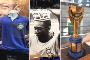 camisas-da-copa,-radio-do-pai-e-coroa-da-rainha:-conheca-as-reliquias-de-pele-em-museu-no-litoral-de-sp