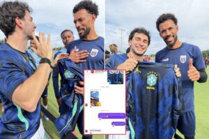 heroi-na-copa-do-mundo-e-fenomeno-na-web,-goleiro-vozinha-ganha-camisa-da-selecao-brasileira;-video