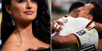 penelope-cruz-vai-ao-jogo-com-javier-bardem-e-comemora-vitoria-da-espanha-sobre-a-franca:-‘felicidades!’