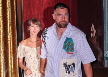 travis-kelce-faz-primeiras-revelacoes-sobre-casamento-com-taylor-swift:-‘melhor-noite-da-minha-vida’